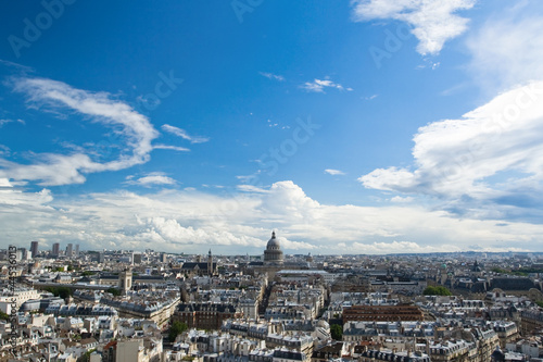 Panorama of Paris  overlooking the Pantheon
