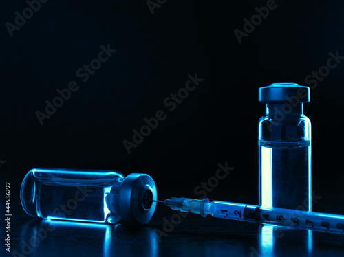 Vials of medications. photo