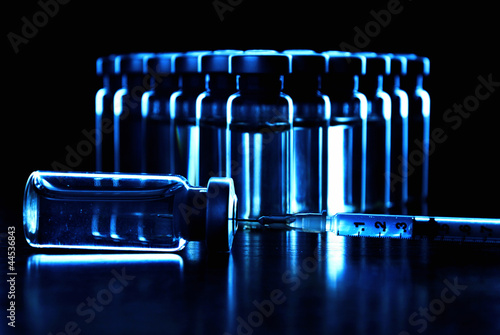 Obraz na płótnie Vials of medications. w salonie