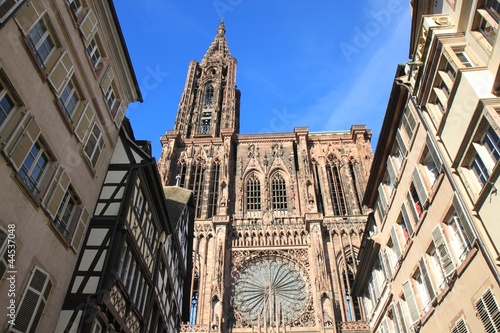 Strasbourg - Cathédrale un soir d'été