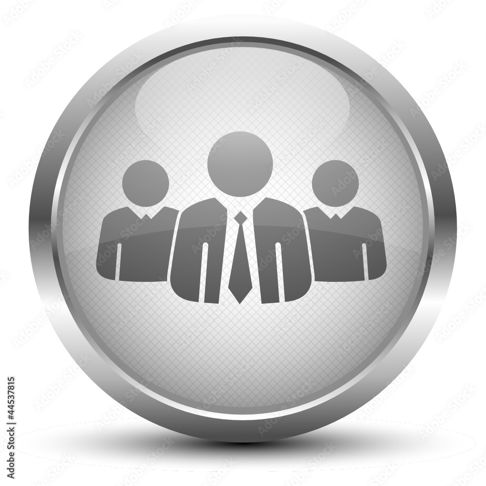 Business Button Silber Business Button Silber
