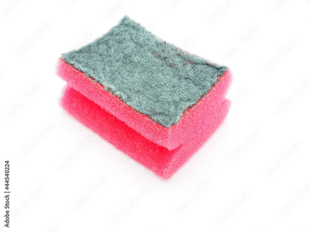 sponge isolated on the white background sponge isolated on the white background