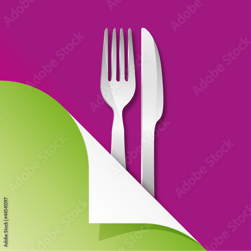 couvert,fourchette: couteau