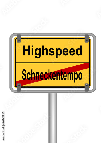Highspeed vs Schneckentempo
