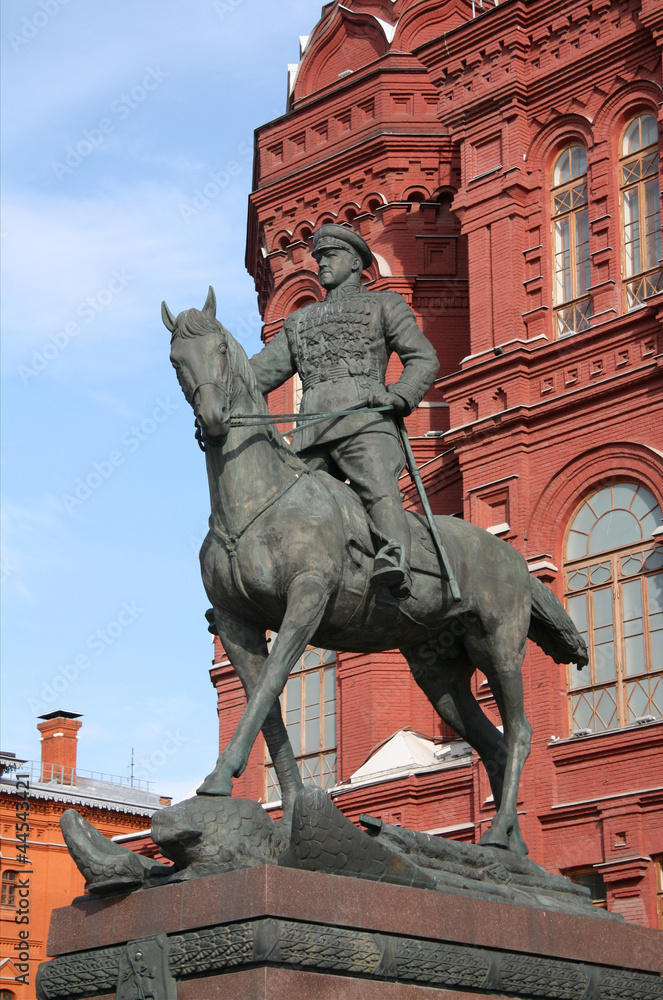 Marshal Zhukov's statue, Moscow