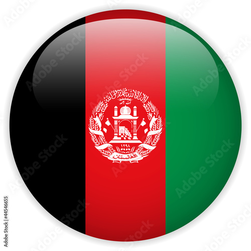 Afghanistan Flag Glossy Button