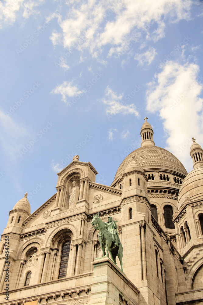 Paris - Sacré Coeur mit Reiterfigur