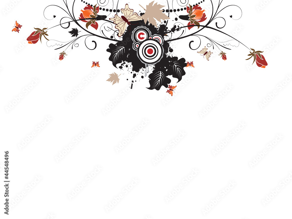 Abstract urban autumn illustration Abstract urban autumn illustration