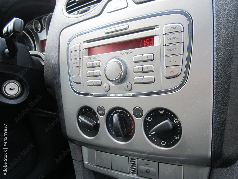 Fototapeta premium Car radio/cd