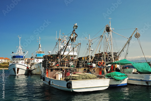 Fischerei Flotte Hafen Boot