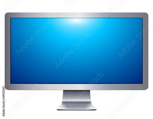 tv monitor isolated.