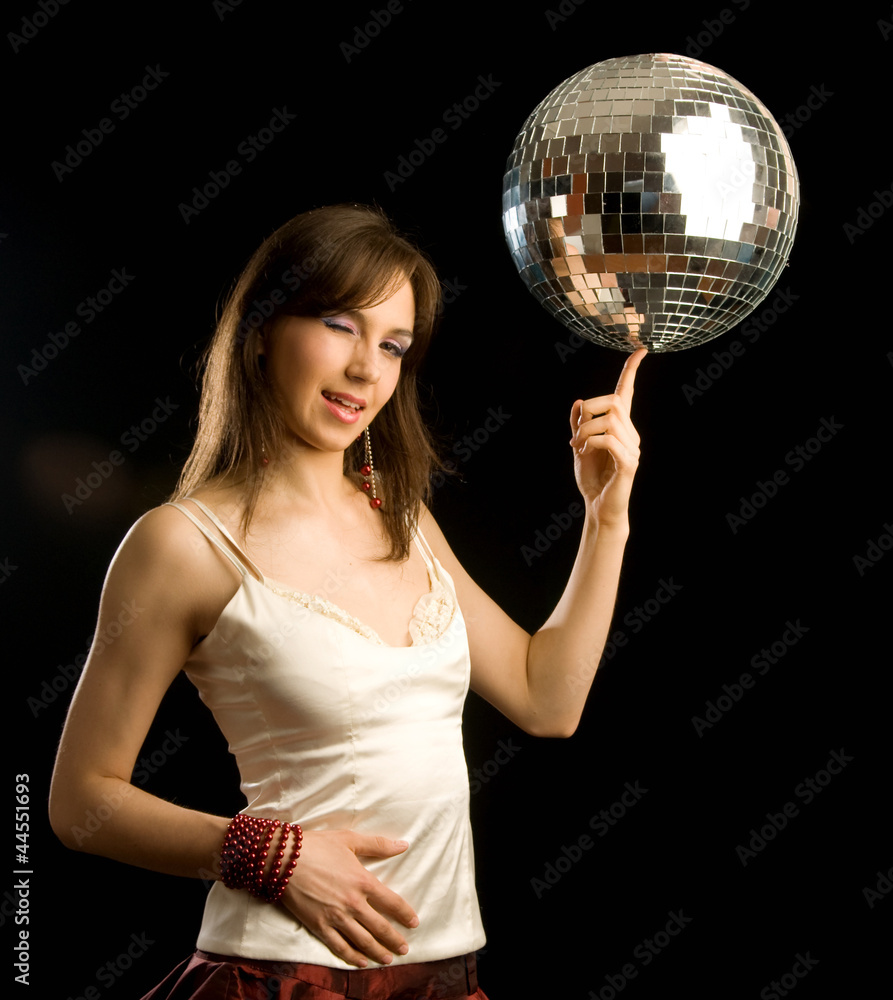 Naklejka premium girl