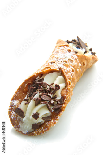 Fotografija Sicilian cannoli with chocolate