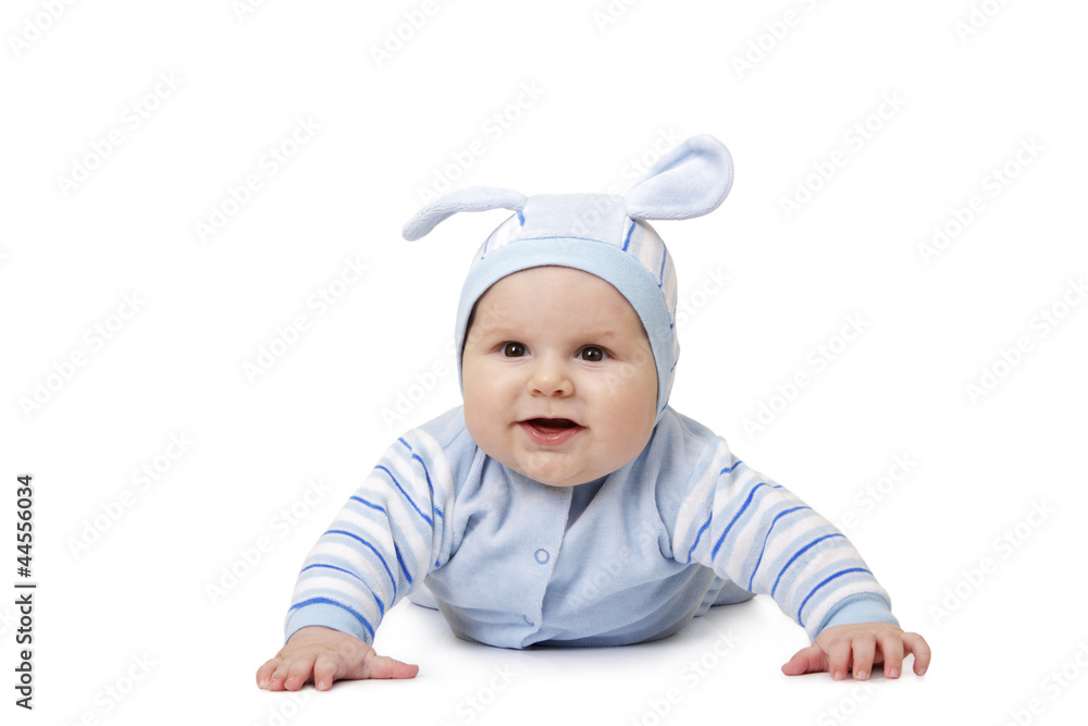 Baby in a suit of hare Baby in a suit of hare