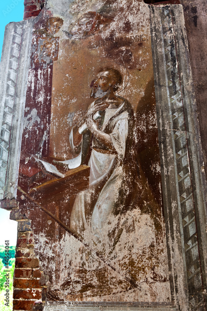 Saint in Church of the Nativity of the Blessed Virgin. Village V Saint in Church of the Nativity of the Blessed Virgin. Village V