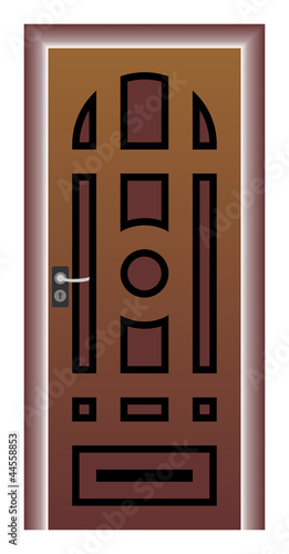 Brown door