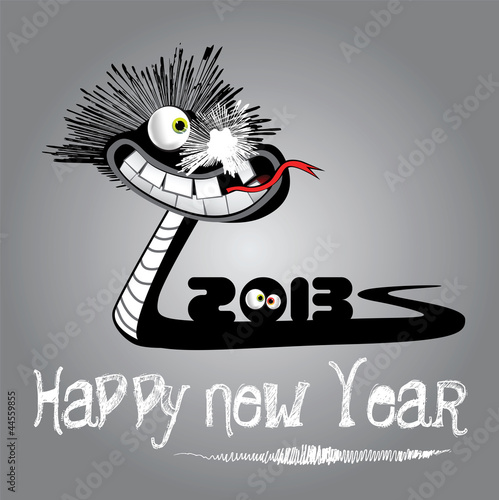 Happy New Year! cheerfully