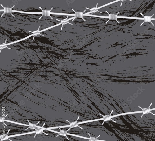 barbed wire