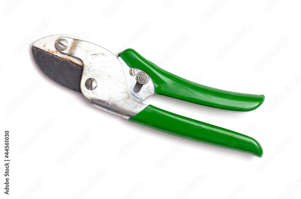 Obraz premium Gebrauchte Gartenschere