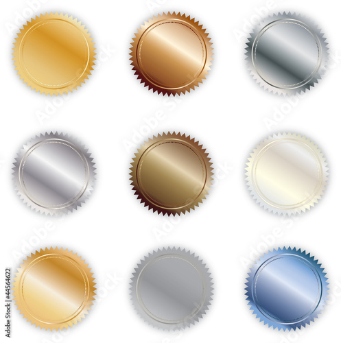 Metallic Button Seals