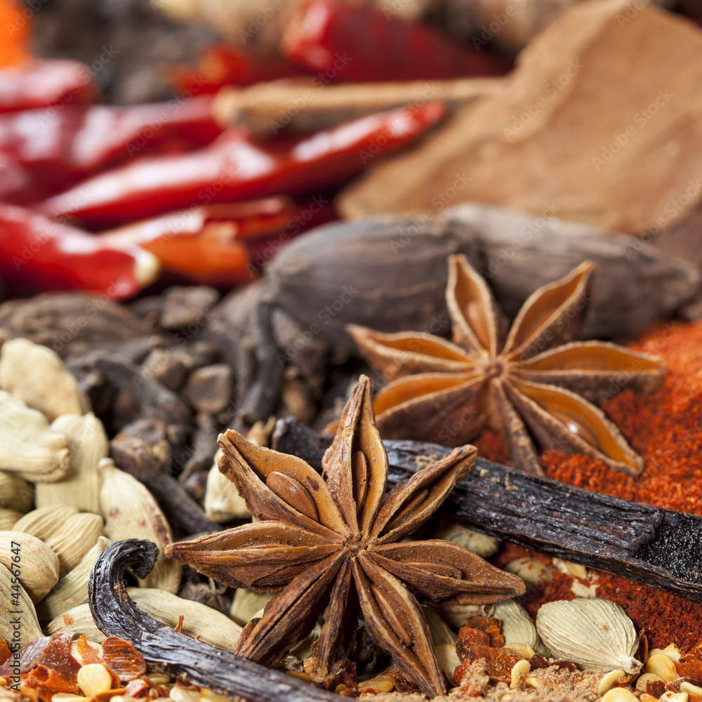 Spices Background Spices Background