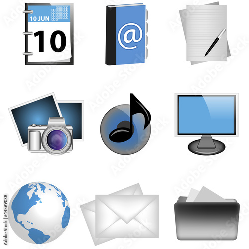 Büro Icon Set