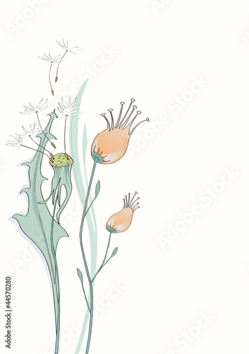 Floraler Hintergrund