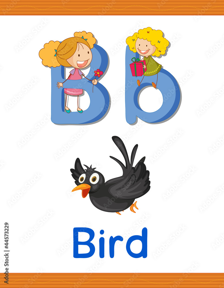 Naklejka premium Learn alphabet worksheet