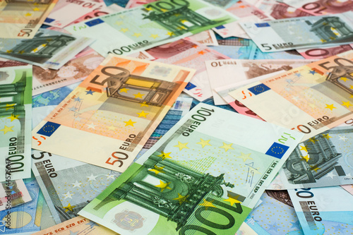 Background from money  euros 