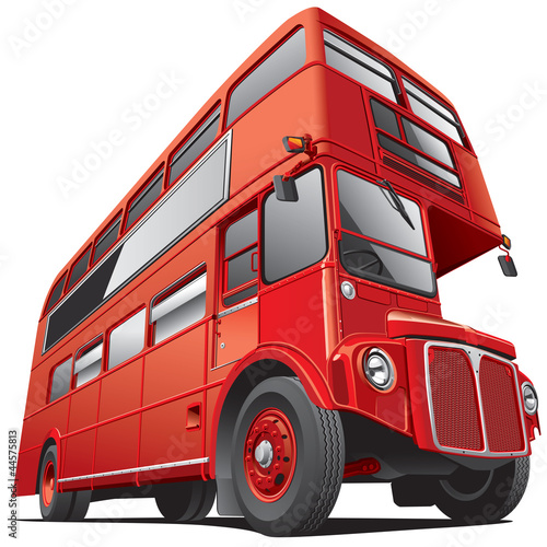 London double decker bus Fototapet