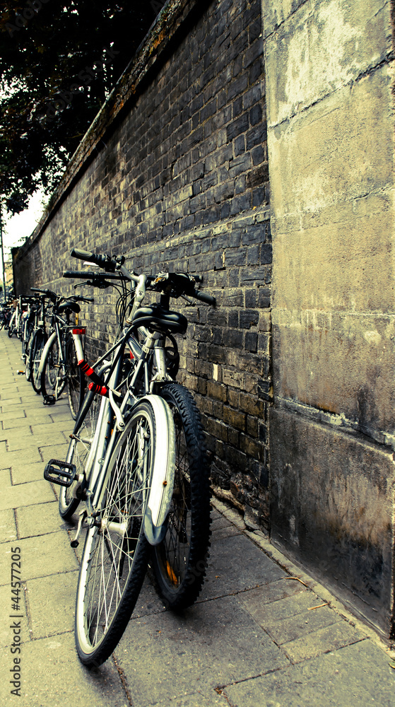 Bicycles in University of Cambridge UK
