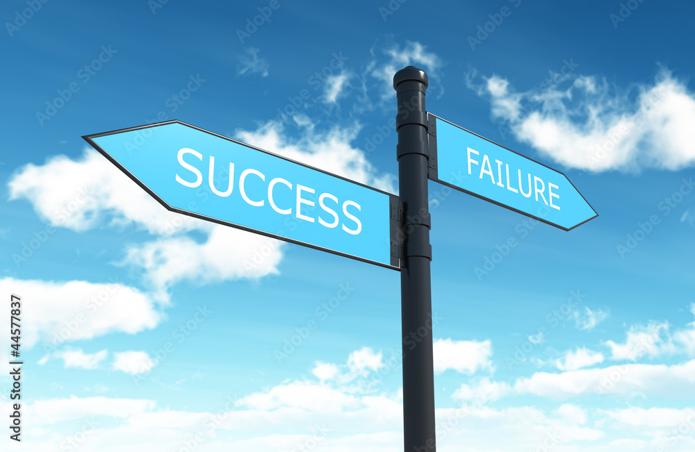 Obraz premium Success roadsign