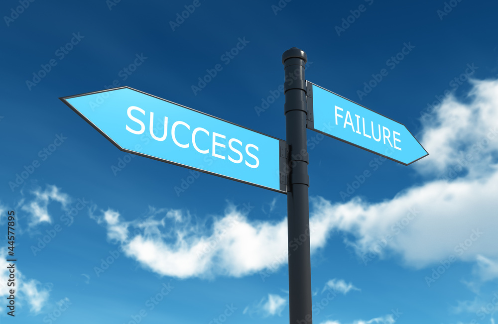 Obraz premium Success roadsign