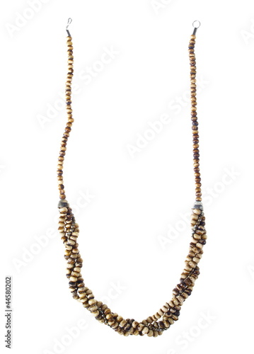 Necklace, jewelery studio isolated photo