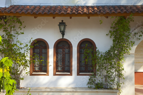 grèce; ioniennes,lefkada : monastère de Fanéroméni