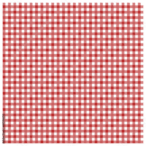 Rote karierte Tischdecke