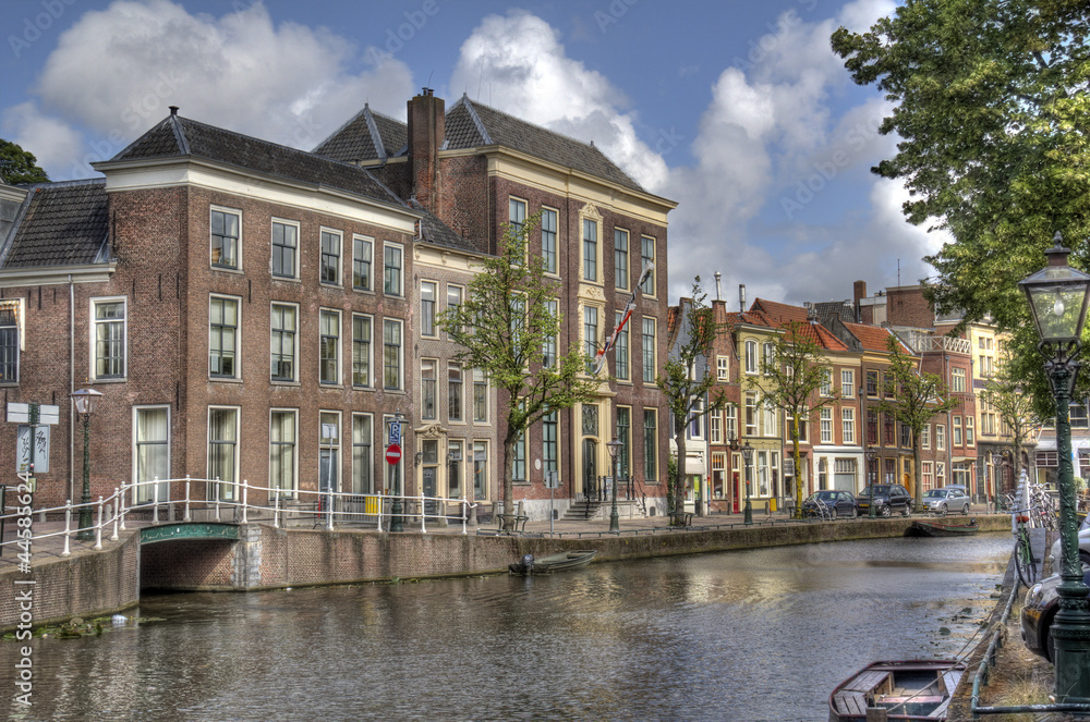 Houses in Leiden, Holland