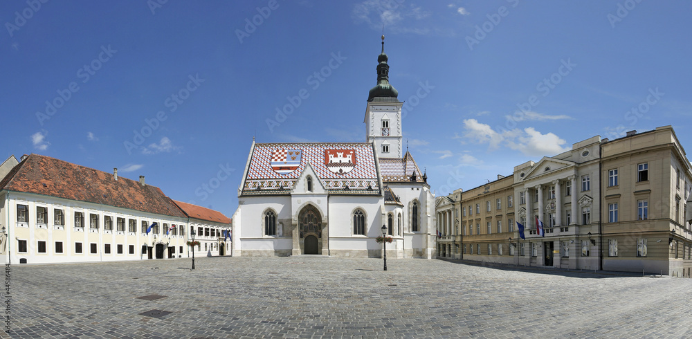 Obraz premium St Marks Church, Zagreb