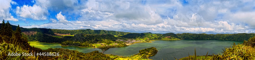 acores; sao miguel - sete cidades crater lakes