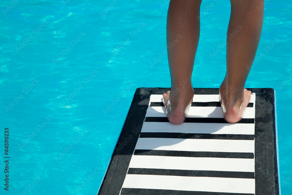 Obraz premium Jump in the pool