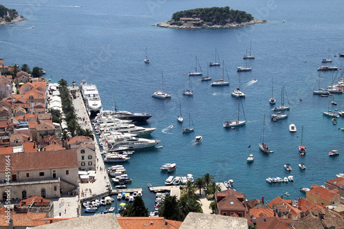 Marina and houses