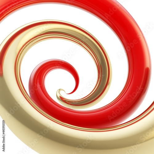 Twirled curve tube vortex a...
