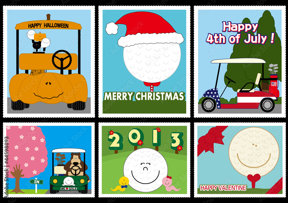 Fototapeta premium Stamps