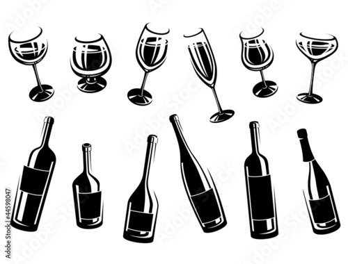 alcoholic glass collection