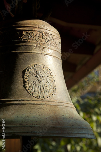 grèce; ioniennes,lefkada : monastère de Fanéroméni, cloche