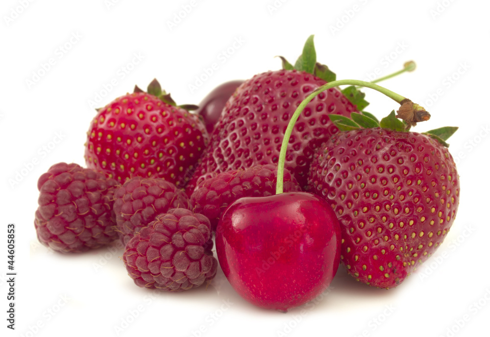 strawberries and cherries strawberries and cherries