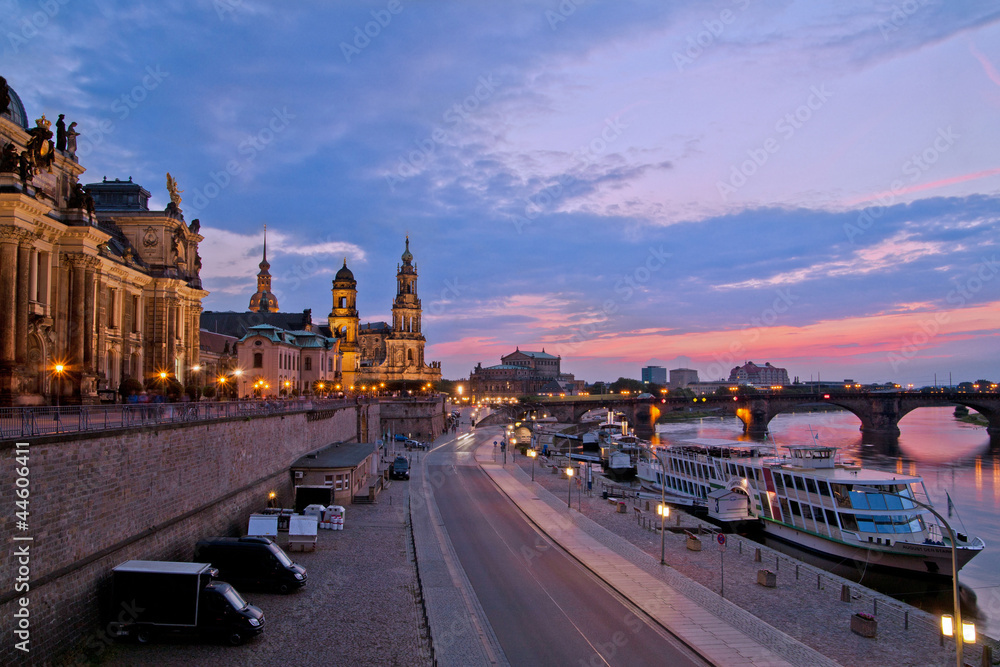 Obraz premium Dresden Brühlsche Terrase