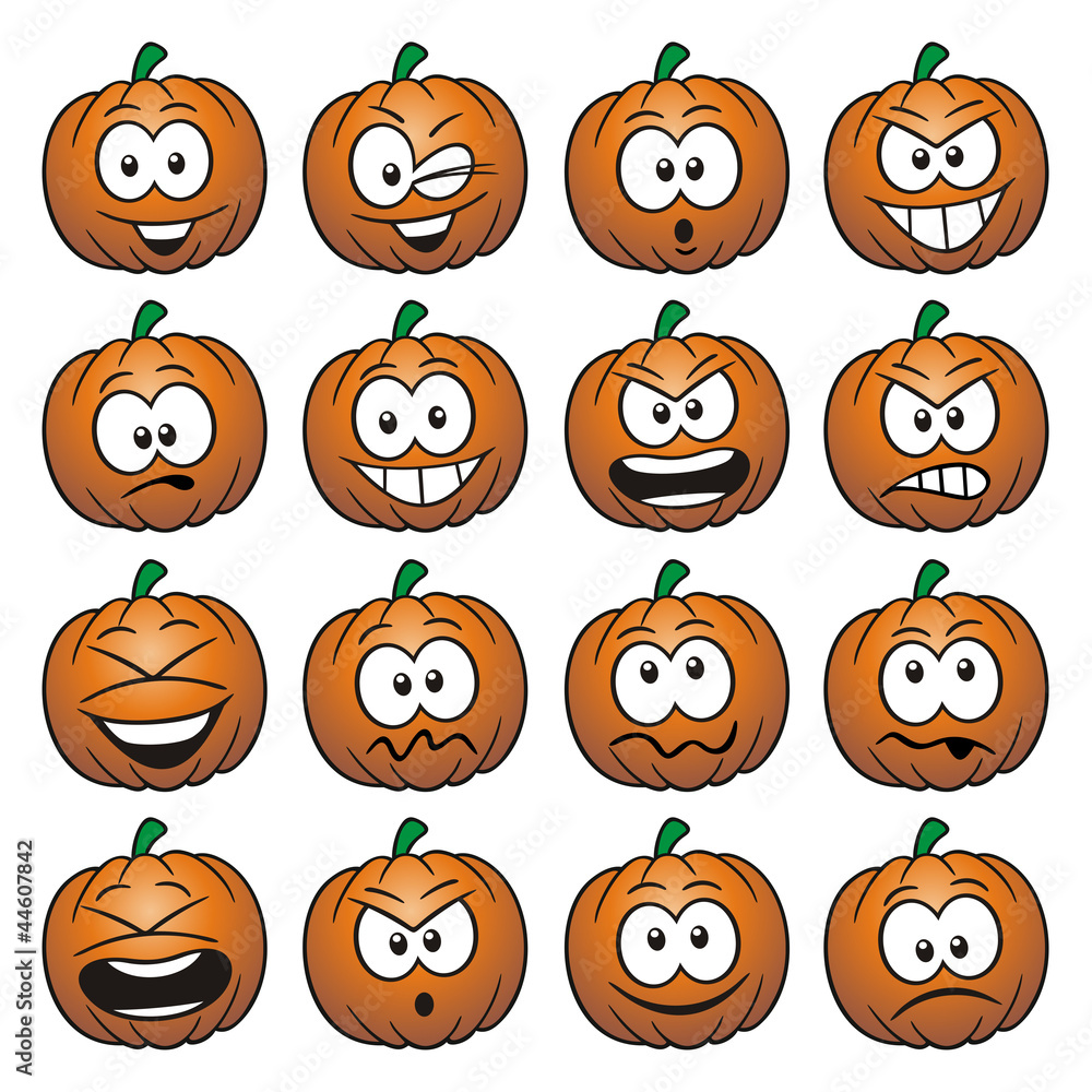 Pumpkin Emoticons Pumpkin Emoticons