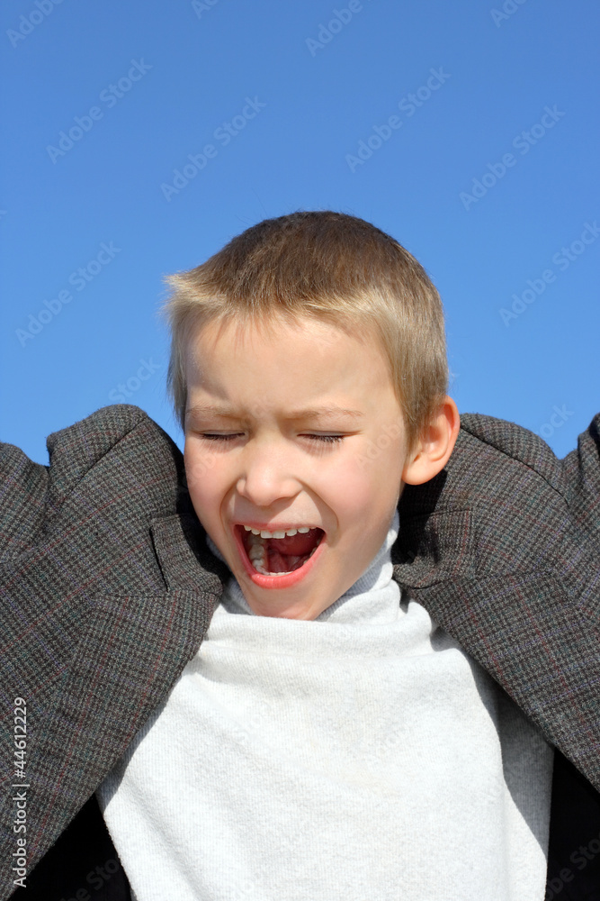 screaming boy screaming boy