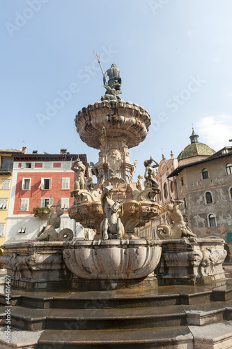 Fountain in the cathedral square of Trento